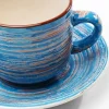 KARE Design Koffiekopje Swirl Blauw (2-delig)