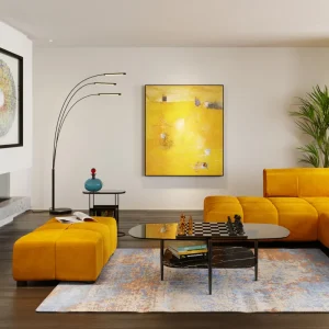 KARE Design Kruk Belami Velvet Amber