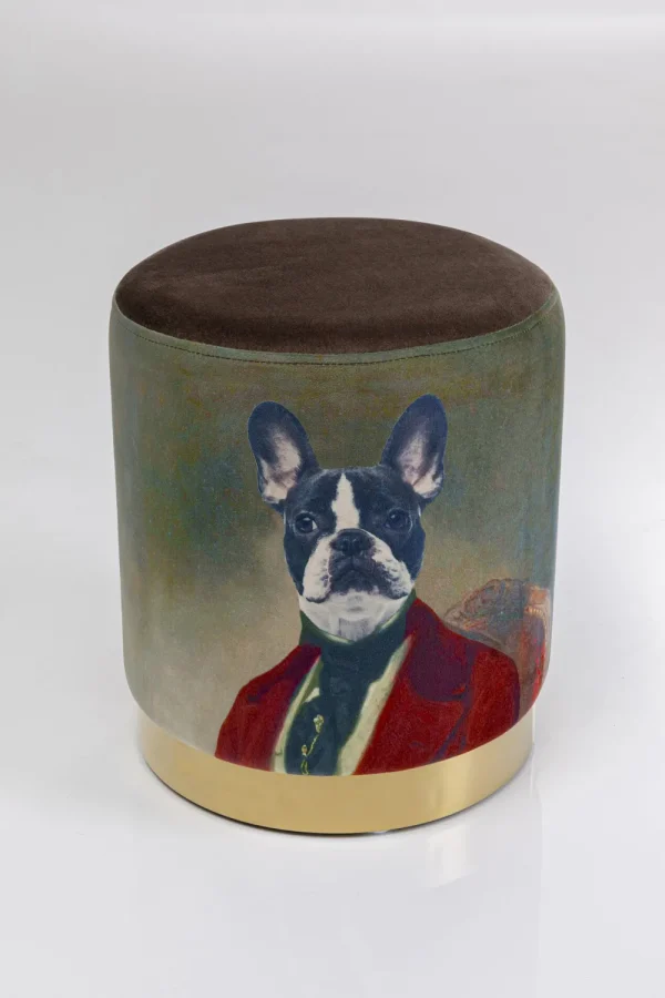 KARE Design Kruk Cherry Mr. Dog Brass Ø32cm