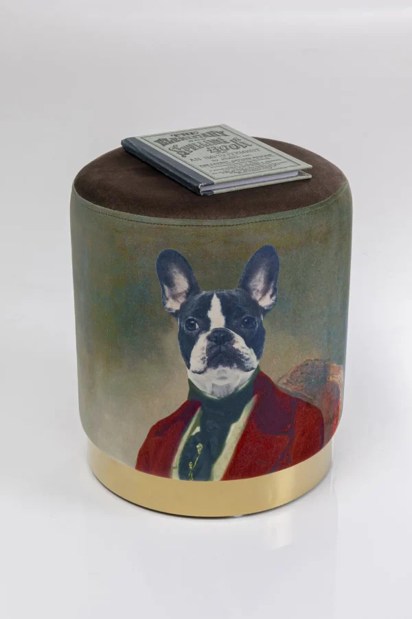 KARE Design Kruk Cherry Mr. Dog Brass Ø32cm