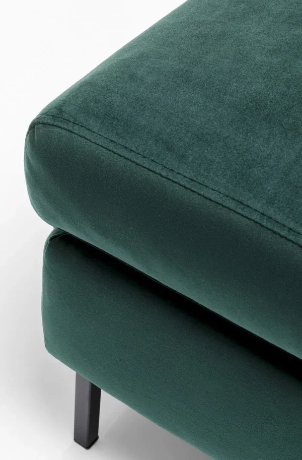 KARE Design Kruk Gianni Velvet Dark Green