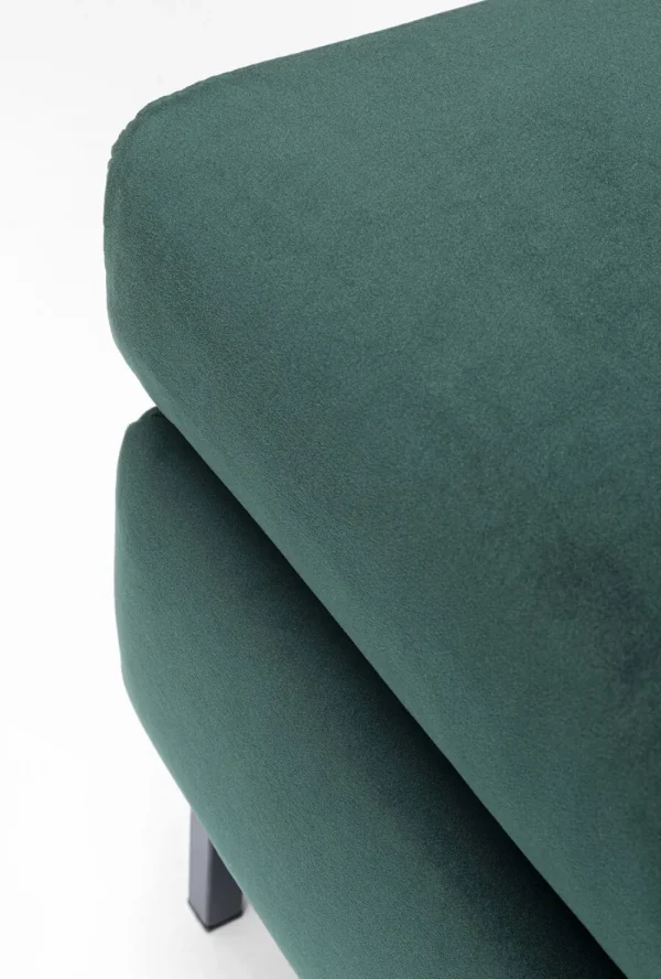 KARE Design Kruk Gianni Velvet Dark Green