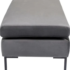KARE Design Kruk Gianni Velvet Grey Black