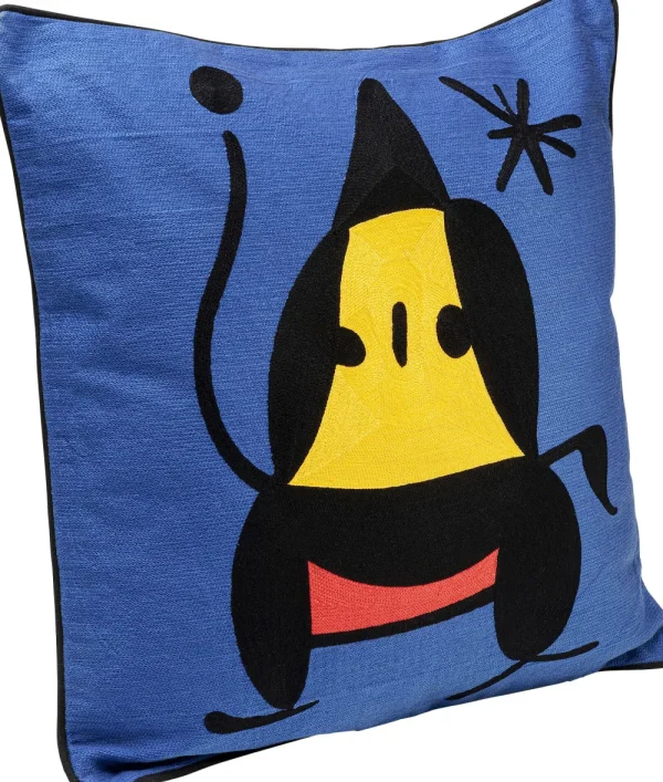 KARE Design Kussen Art Line Blauw 50x50cm