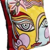 KARE Design Kussen Art Line Face 50x50cm