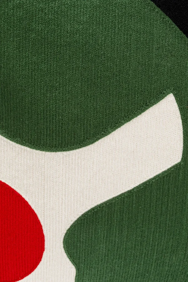 KARE Design Kussen Art Line Groen 50x50cm