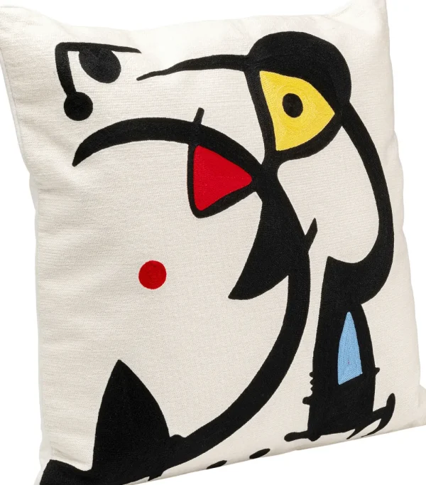 KARE Design Kussen Art Line Wit 50x50cm