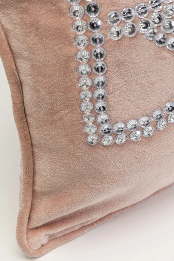 KARE Design Kussen Beads Bitch Blush 35x60cm