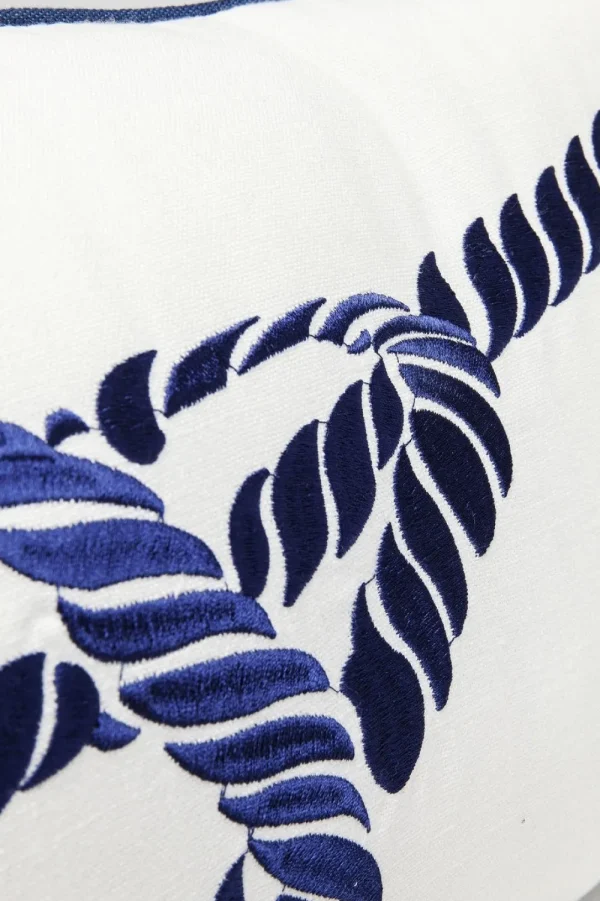 KARE Design Kussen Classy Knot White 28x50