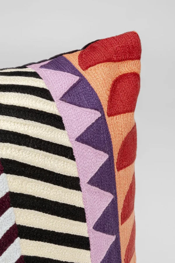 KARE Design Kussen Colour Block Zig Zag 45x45cm
