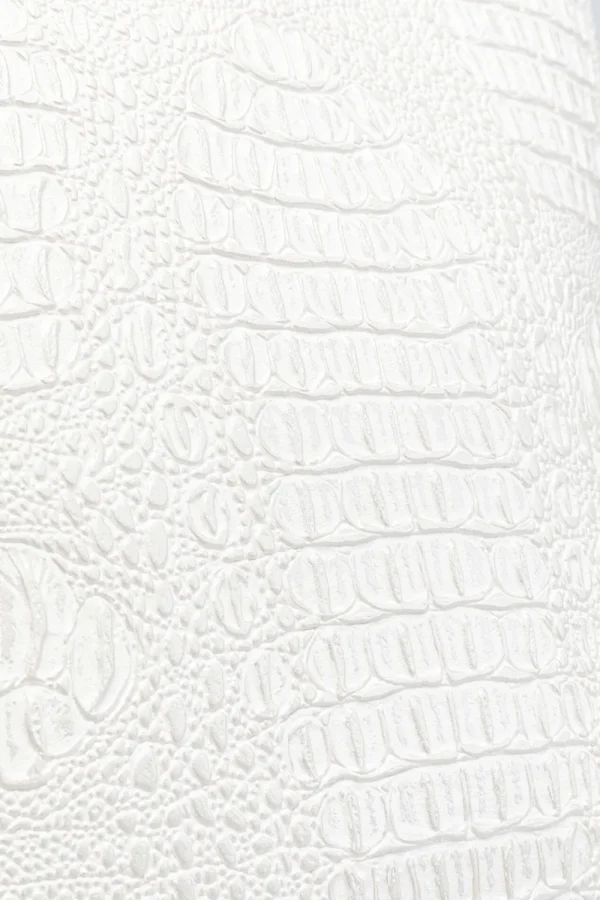 KARE Design Kussen Croco Wit 40x40cm