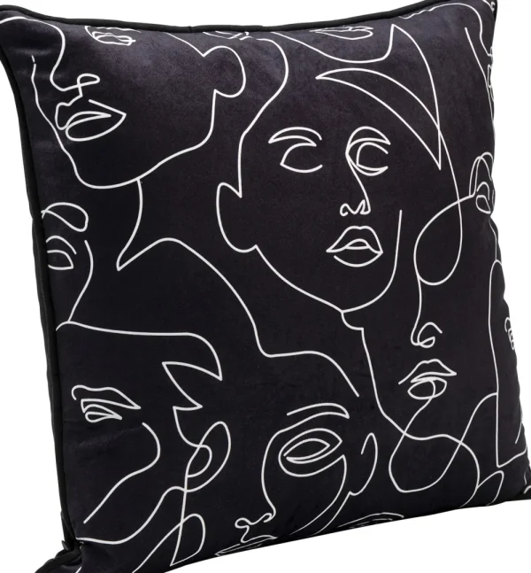 KARE Design Kussen Faces 45x45cm