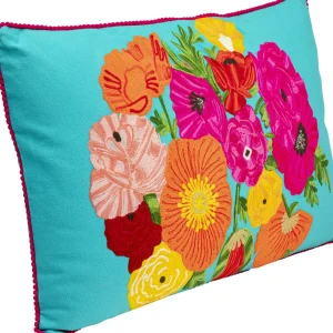 KARE Design Kussen Fiorista Blue 60x40cm