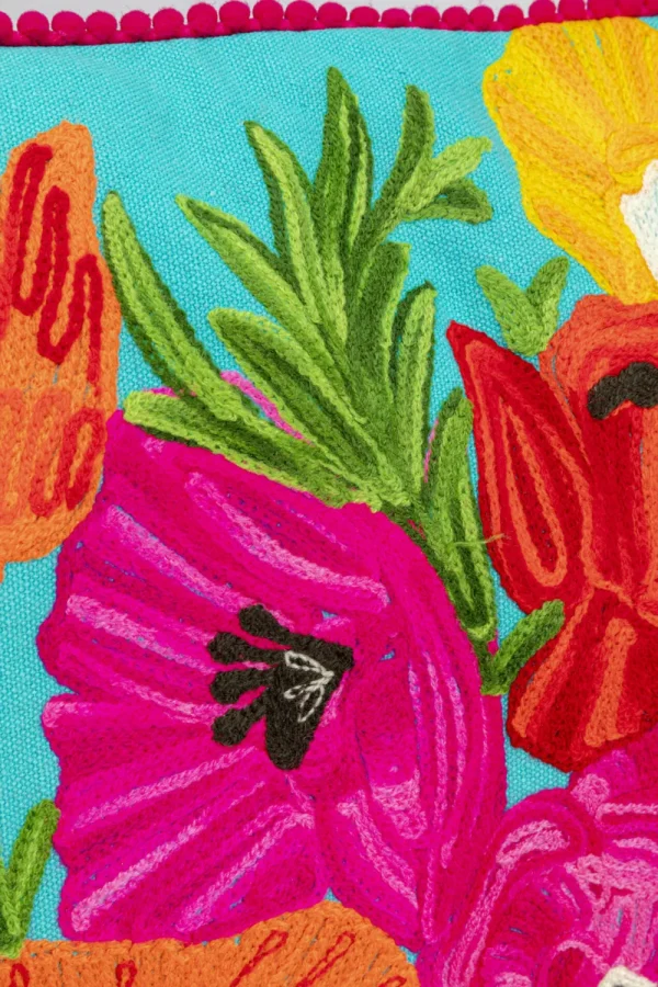 KARE Design Kussen Fiorista Blue 60x40cm