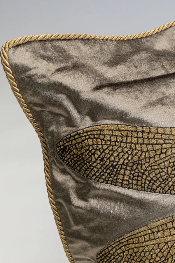 KARE Design Kussen Glitter Dragonfly Brown 40x40cm