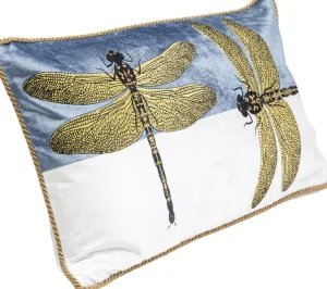 KARE Design Kussen Glitter Dragonfly White 50x30cm