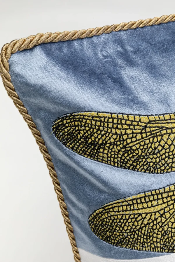 KARE Design Kussen Glitter Dragonfly White 50x30cm