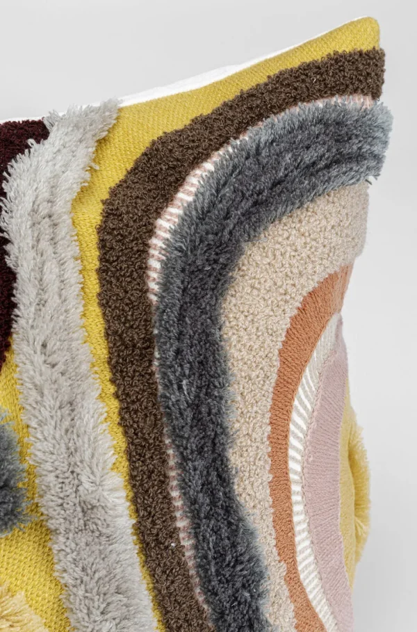 KARE Design Kussen Lava Bruin 45x45cm