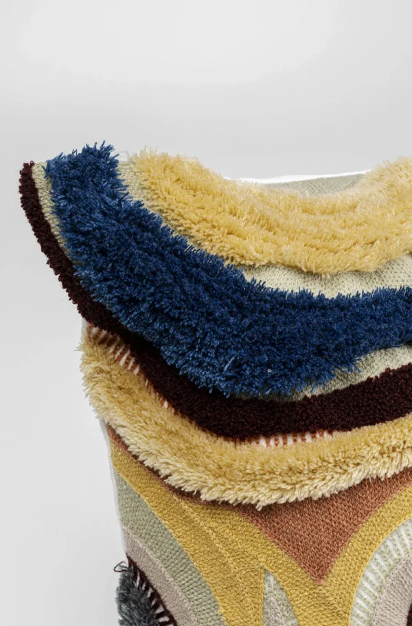 KARE Design Kussen Lava Bruin 45x45cm