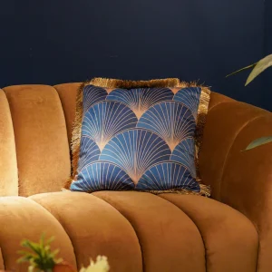 KARE Design Kussen Leaves Fringe 45x45cm