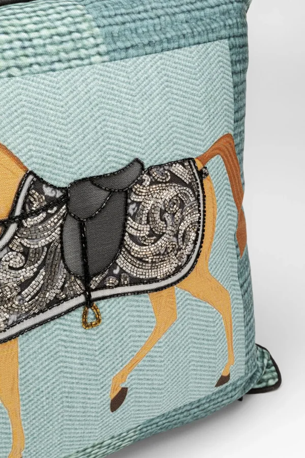 KARE Design Kussen Show Horse Plaid 45x45cm