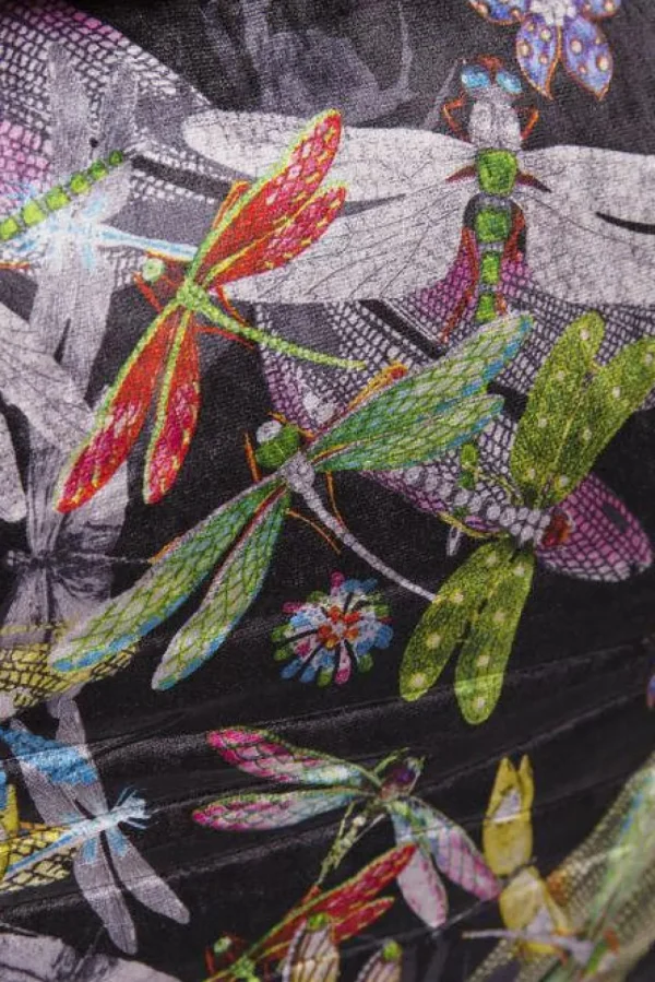 KARE Design Kussen Tropical Garden Fringe 45x45cm