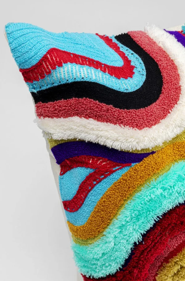KARE Design Kussen Waves Multi 45x45cm