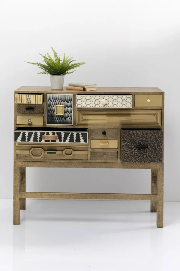 KARE Design Ladekast Chalet Gold 13 Drawers