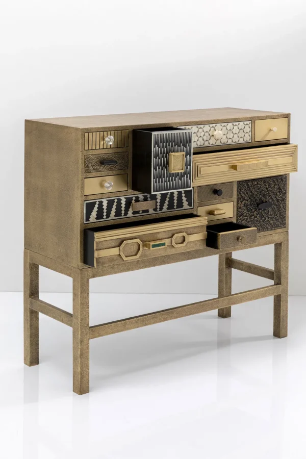 KARE Design Ladekast Chalet Gold 13 Drawers