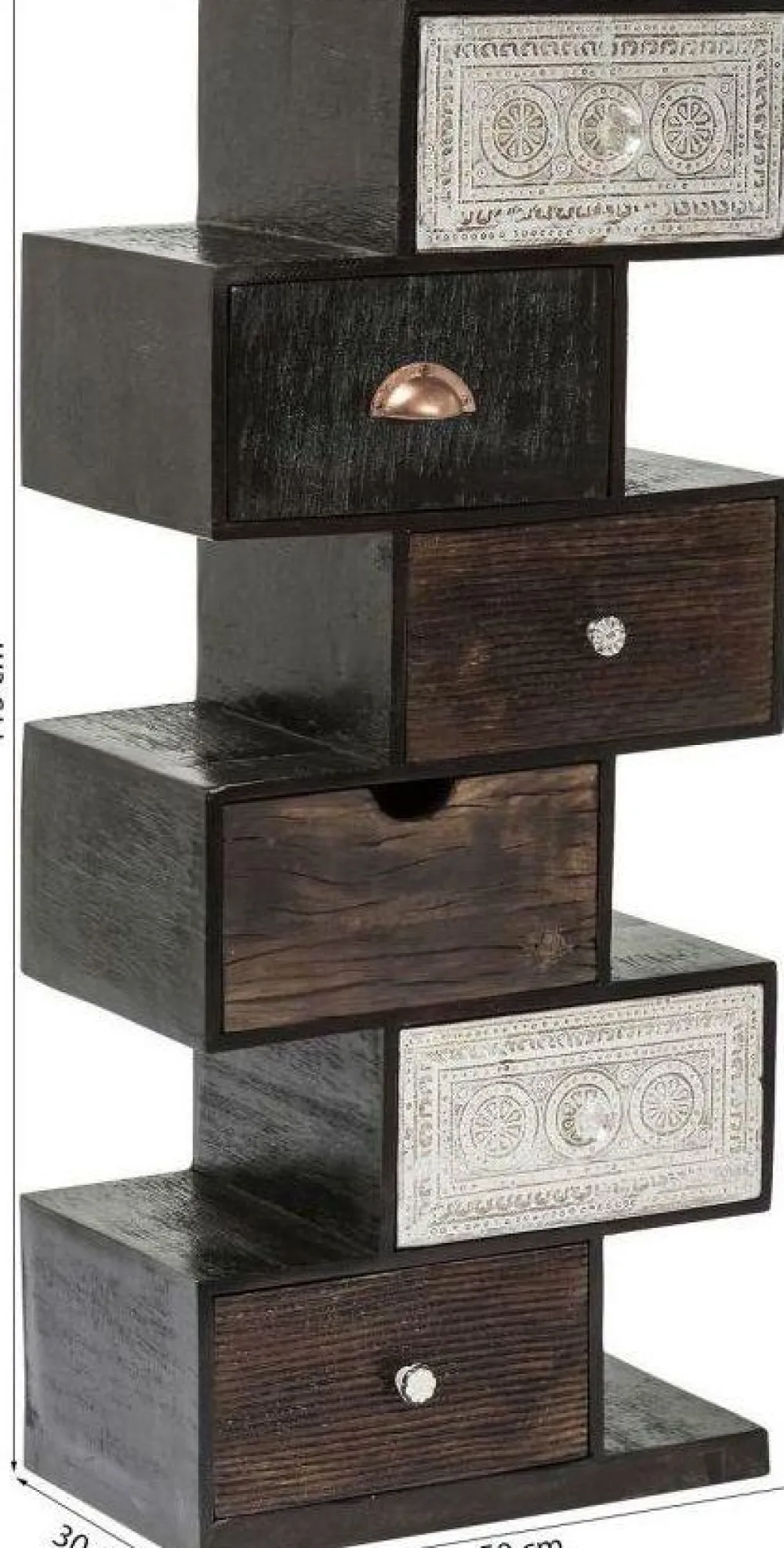 ladekast_finca_zick_zack_2.webp KARE Design Ladekast Finca Zick Zack