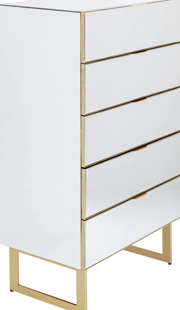 KARE Design Ladekast Soran 5 Laden Gold 65x114cm