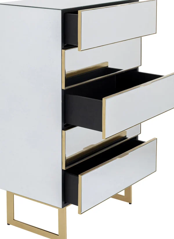 KARE Design Ladekast Soran 5 Laden Gold 65x114cm