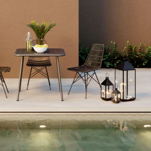 KARE Design Lantaarn Giardinio Zwart Goud (4-delig)