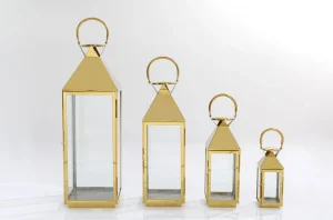 KARE Design Lantaarn Giardino Goud (4-delig)