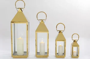 KARE Design Lantaarn Giardino Goud (4-delig)