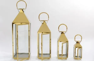 KARE Design Lantaarn Giardino Goud (4-delig)