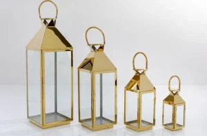 KARE Design Lantaarn Giardino Goud (4-delig)