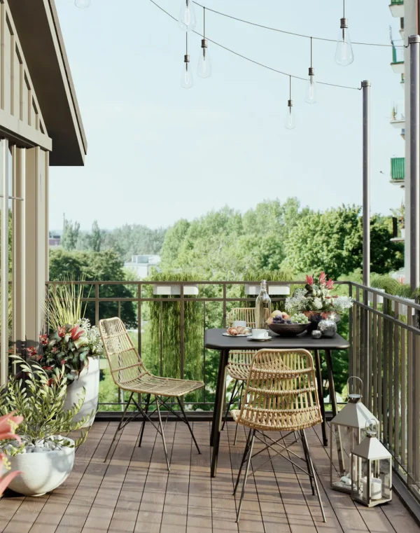 KARE Design Lantaarn Giardino Zilver (4-delig)