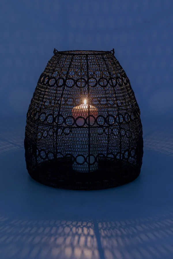 KARE Design Lantaarn Hayat Cone Black 37cm