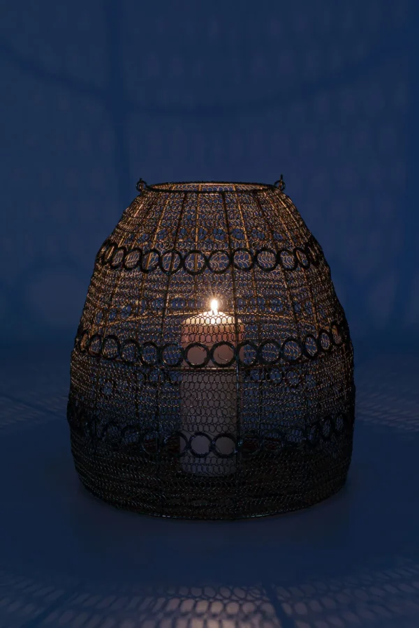 KARE Design Lantaarn Hayat Cone Brass 37cm