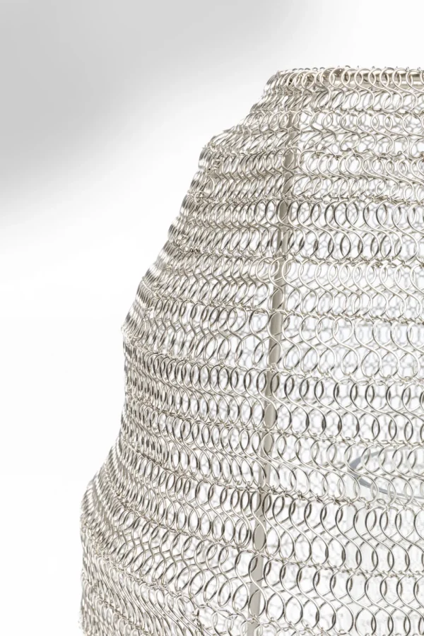 KARE Design Lantaarn Mesh Silver Ø30cm