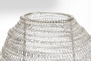 KARE Design Lantaarn Mesh Silver Ø30cm