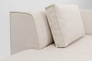 KARE Design Modulaire Bank Infinity Ottomane Elements Cream Left 182cm