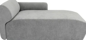 KARE Design Modulaire Bank Lucca Ottomane Elements Grey Right 90cm