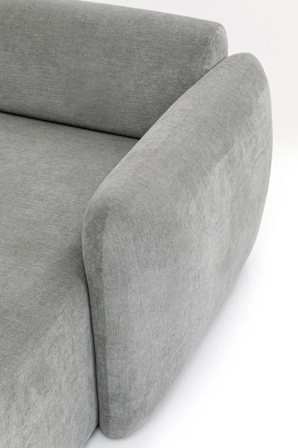 KARE Design Modulaire Bank Lucca Ottomane Elements Grey Right 90cm