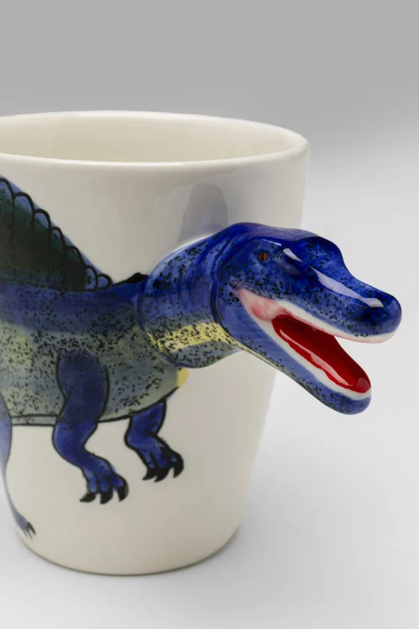 KARE Design Mok Funny Animal Dino Blue 11cm