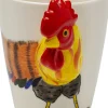 KARE Design Mok Funny Animal Rooster 12cm