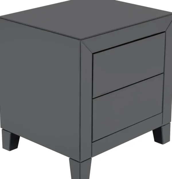 KARE Design Nachtkastje Luxury Push 2 Lades Grijs