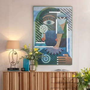 KARE Design Object Picture Geometric Woman 100x150cm