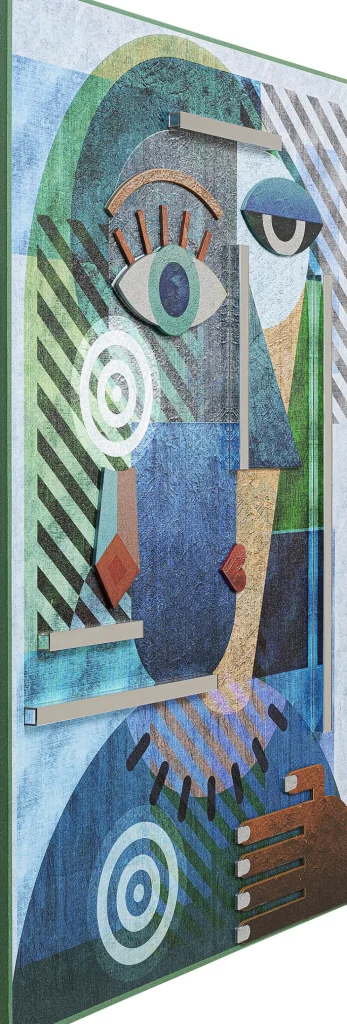 KARE Design Object Picture Geometric Woman 100x150cm